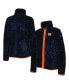 Куртка с полной молнией Columbia женская Fireside II Sherpa Navy Auburn Tigers Синий, S - фото #1