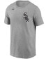 Фото #3 товара Men's Frank Thomas Gray Chicago White Sox Cooperstown Collection Name and Number T-shirt