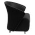 Black Leather Lounge Chair