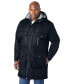 ფოტო #1 პროდუქტის Big & Tall Longer-Length Boulder Creek by Fleece-Lined Parka