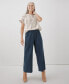 ფოტო #1 პროდუქტის Women's Coastal Double Gauze Wide Leg Pant