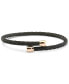 ფოტო #1 პროდუქტის Two-Tone Cable Bypass Bangle Bracelet in PVD Black- & Rose Gold-Tone Stainless Steel