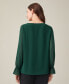 ფოტო #5 პროდუქტის Women's Layered Blouse