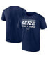 Фото #1 товара Men's Navy Dallas Cowboys Seize Everything T-shirt