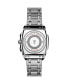ფოტო #6 პროდუქტის Men's Echelon Platinum Series Diamond (3 ct. t.w.) Stainless Steel Watch, 41Mm