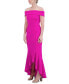 Women's High-Low Off-The-Shoulder Gown