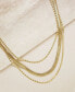 Фото #2 товара ETTIKA supreme Mixed Chain Gold Layered Necklace