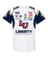 ფოტო #2 პროდუქტის Men's White/Navy William Byron Liberty University Uniform T-Shirt