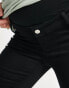 ASOS DESIGN Maternity skinny jeans in black with over the bump waistband