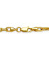ფოტო #4 პროდუქტის Paperclip Link Chain Bracelet in 14k Gold 7-1/2"