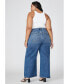 ფოტო #3 პროდუქტის Plus Size The Yvette Rigid Wide Jean