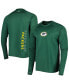 Фото #4 товара Men's Green Green Bay Packers Interval Long Sleeve Raglan T-shirt