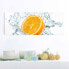 Glasbild Frische Orange