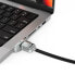 Фото #7 товара Compulocks MacBook Pro M1 14-inch Lock Adapter With Key Lock - Latch - Black - Silver