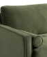 Фото #7 товара 75.6" W Polyester Lillith Sofa with Track Arms