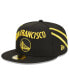 ფოტო #4 პროდუქტის Men's Black Golden State Warriors 2023/24 City Edition 59FIFTY Fitted Hat