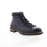 Фото #2 товара Bruno Magli Andez BM2ADZF0 Mens Black Leather Lace Up Casual Dress Boots