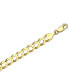 Фото #2 товара 26" Open Curb Link Chain Necklace (8mm) in Solid 10k Gold