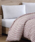 Фото #2 товара Coleridge Stripe Cotton Reversible Duvet Cover Set, Twin