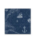 Фото #1 товара Картина холст, Trademark Global, jean Plout 'Nautical Blues 4' - 18" x 18" x 2"