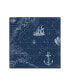 Картина холст, Trademark Global, jean Plout 'Nautical Blues 4' - 18" x 18" x 2" - фото #1