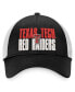 Фото #3 товара Men's Black, White Texas Tech Red Raiders Stockpile Trucker Snapback Hat