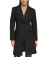ფოტო #1 პროდუქტის Women's Petite Single-Button Reefer Coat