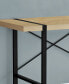 Фото #2 товара Desk with Floating Top and Metal Legs
