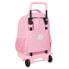 Школьный рюкзак с колесиками Glow Lab Sweet home Розовый 33 X 45 X 22 cm