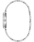 ფოტო #2 პროდუქტის Women's Stainless Steel Semi-Bangle Bracelet Watch 30mm