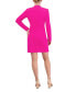 ფოტო #2 პროდუქტის Petite Rosette Scuba Crepe Tuxedo Dress