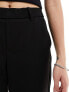 Vero Moda tailored straight leg trousers in black