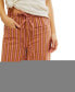 Фото #4 товара Брюки Free People женские модели Hudson Canyon Stripe High Rise из хлопка с широкими штанинами