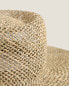 Фото #6 товара Wide-brimmed straw beach hat