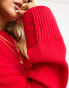 Фото #3 товара & Other Stories crew neck jumper in red