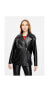 ფოტო #1 პროდუქტის Women's Genuine Leather Jacket, Black