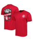 Фото #4 товара Men's Crimson Oklahoma Sooners Double Diamond Crest T-shirt