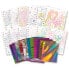 Фото #1 товара NEBULOUS Small Creative Book Fantasy Foil Art Disp. 8 Pcs