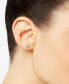 ფოტო #2 პროდუქტის 3-Pc. Set Multi-Stone Stud Earrings in 14k Gold-Plated Sterling Silver