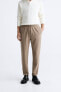 Easy care jogger waist trousers