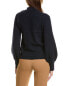 Фото #3 товара Rebecca Taylor Rib Mock Neck Wool & Cashmere-Blend Sweater Women's