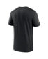 Фото #2 товара Men's Black New Orleans Saints Sideline Legend Performance T-Shirt