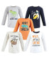 ფოტო #2 პროდუქტის Baby Boys Long Sleeve T-Shirts, Cool Safari