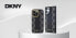 DKNY DKNY Leather Checkered Mono Pattern MagSafe - Etui Samsung Galaxy S24+ (czarny)