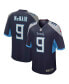 Фото #2 товара Men's Steve McNair Navy Tennessee Titans Game Retired Player Jersey