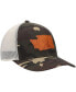 Men's Camo Washington Icon Woodland State Patch Trucker Snapback Hat
