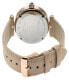 ფოტო #2 პროდუქტის Women's Florence Swiss Quartz Italian Tan Leather Strap Watch 36mm