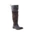 Фото #4 товара Roan by Bed Stu Natty F858037 Womens Gray Leather Lace Up Knee High Boots