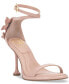 Фото #1 товара Tanvie Flower Embellished High Heel Dress Sandals