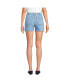 ფოტო #3 პროდუქტის Women's Recover High Rise Patch Pocket 5" Jean Shorts